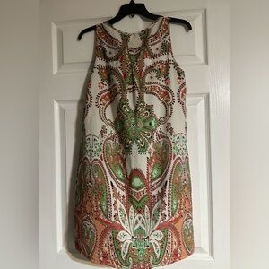 Pink Owl Sleeveless Dress Size Small